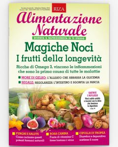 6 numeri di Alimentazione Naturale + l'Agenda della Felicità 2026 e 1 libro