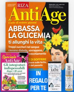 12 numeri di AntiAge + IN REGALO il Siero all'Acido Ialuronico e il libro "Gli integratori indispensabili dopo i 40 anni"