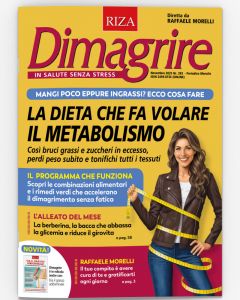 12 numeri di Dimagrire + in regalo l'Agenda della Felicità 2026 e 2 libri