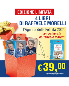Riza Box - 4 libri di raffaele Morelli + l'Agenda della Felicità autografata dall'autore