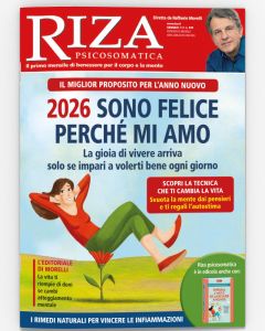 12 numeri di Riza Psicosomatica + in regalo l'Agenda della Felicità 2026 e 2 libri